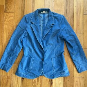 Vintage Prestige of Boston Denim Blazer